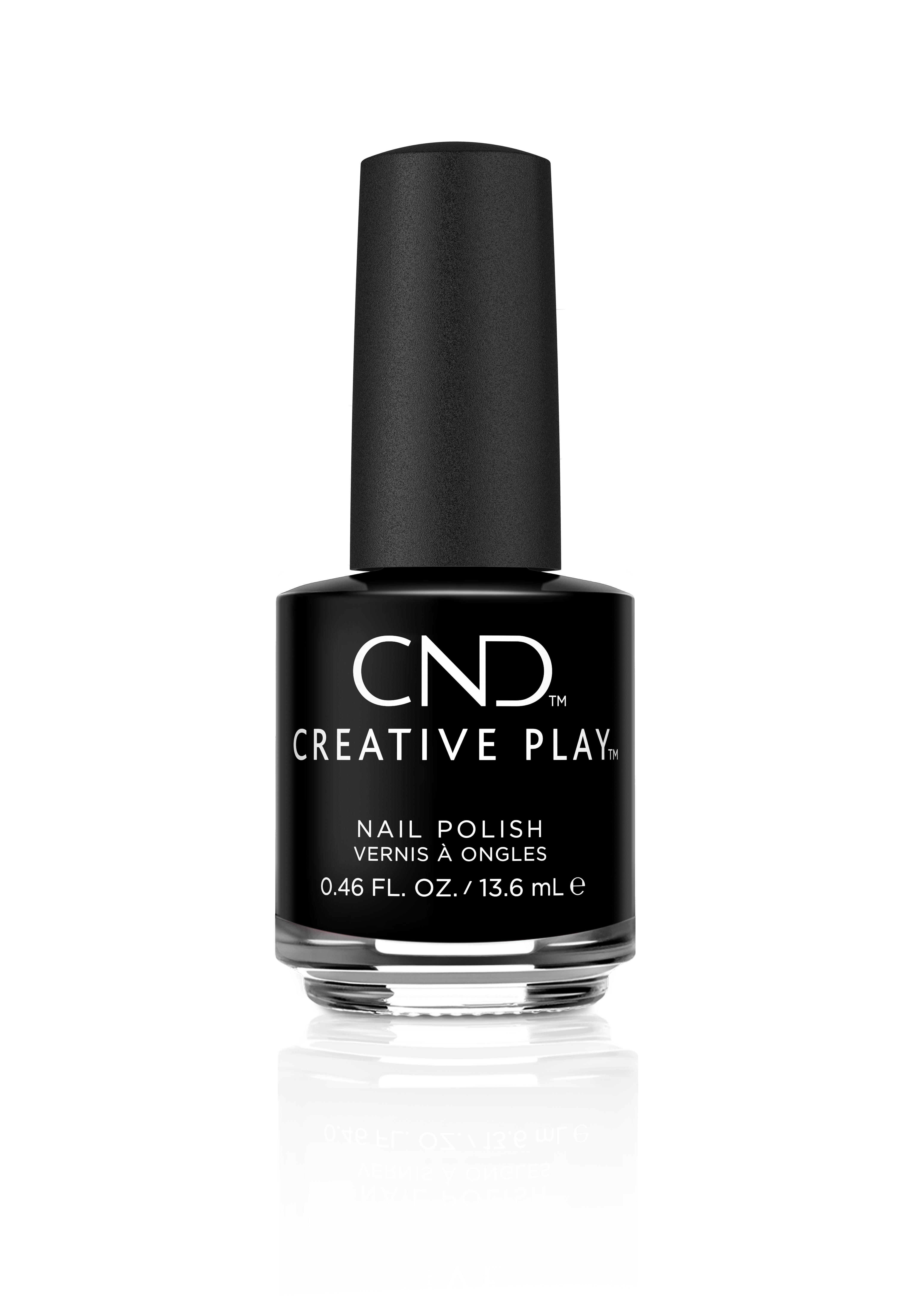CND™ CREATIVE PLAY - Black and Forth - Creme Finish