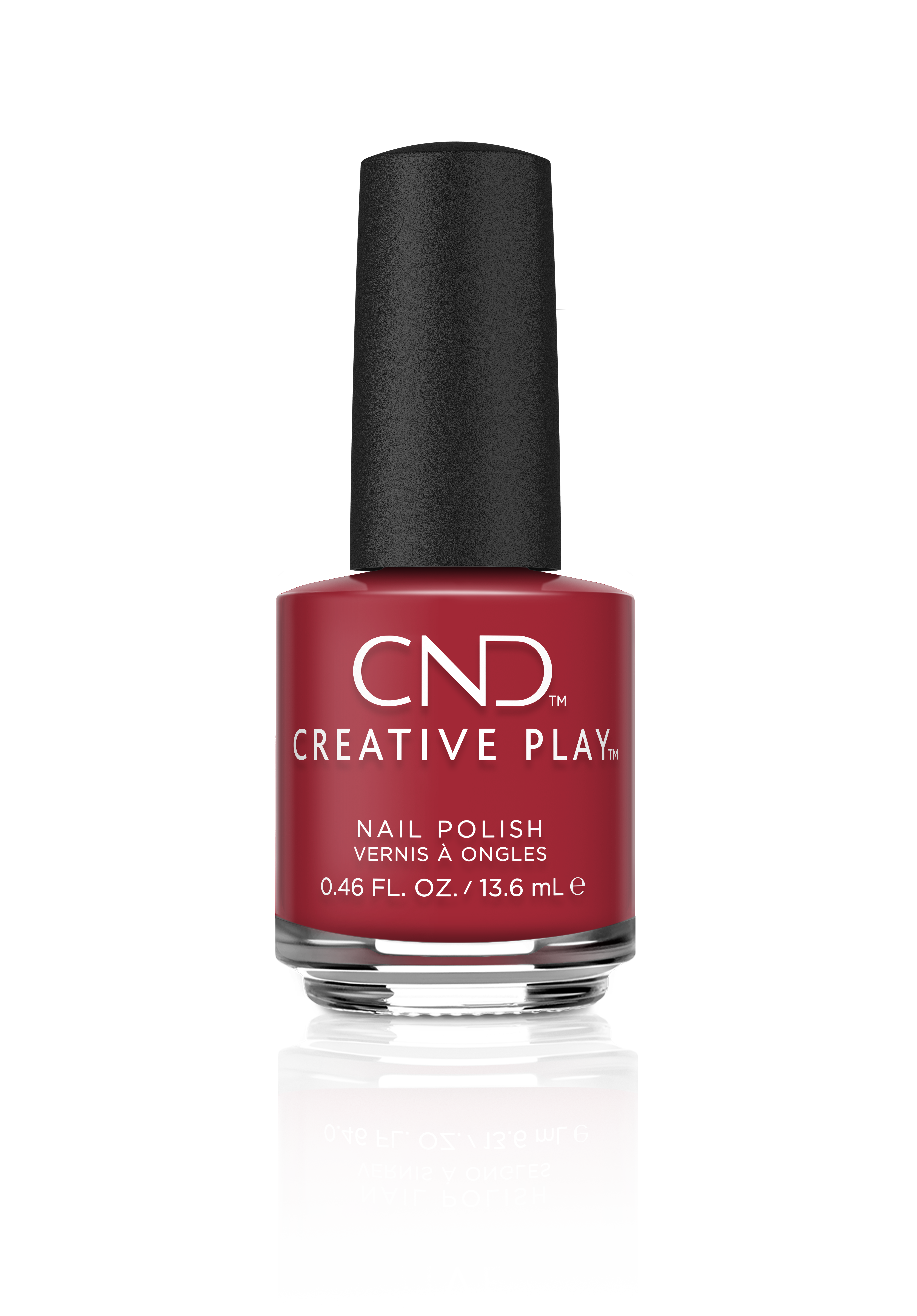 CND™ CREATIVE PLAY - Red-y to roll- Creme Finish
