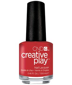 CND™ CREATIVE PLAY - Red-y to roll- Creme Finish