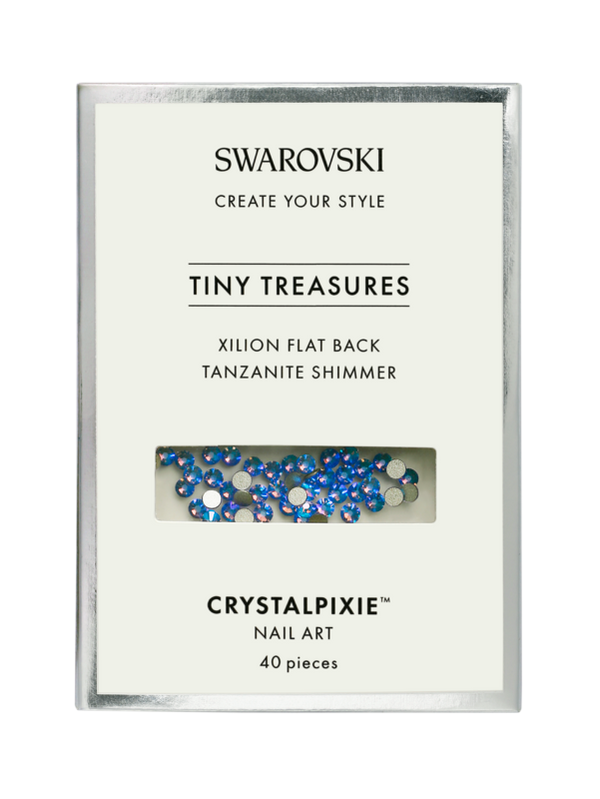 Swarovski Tiny Treasures - Xilion FB Tanzanite Shimmer