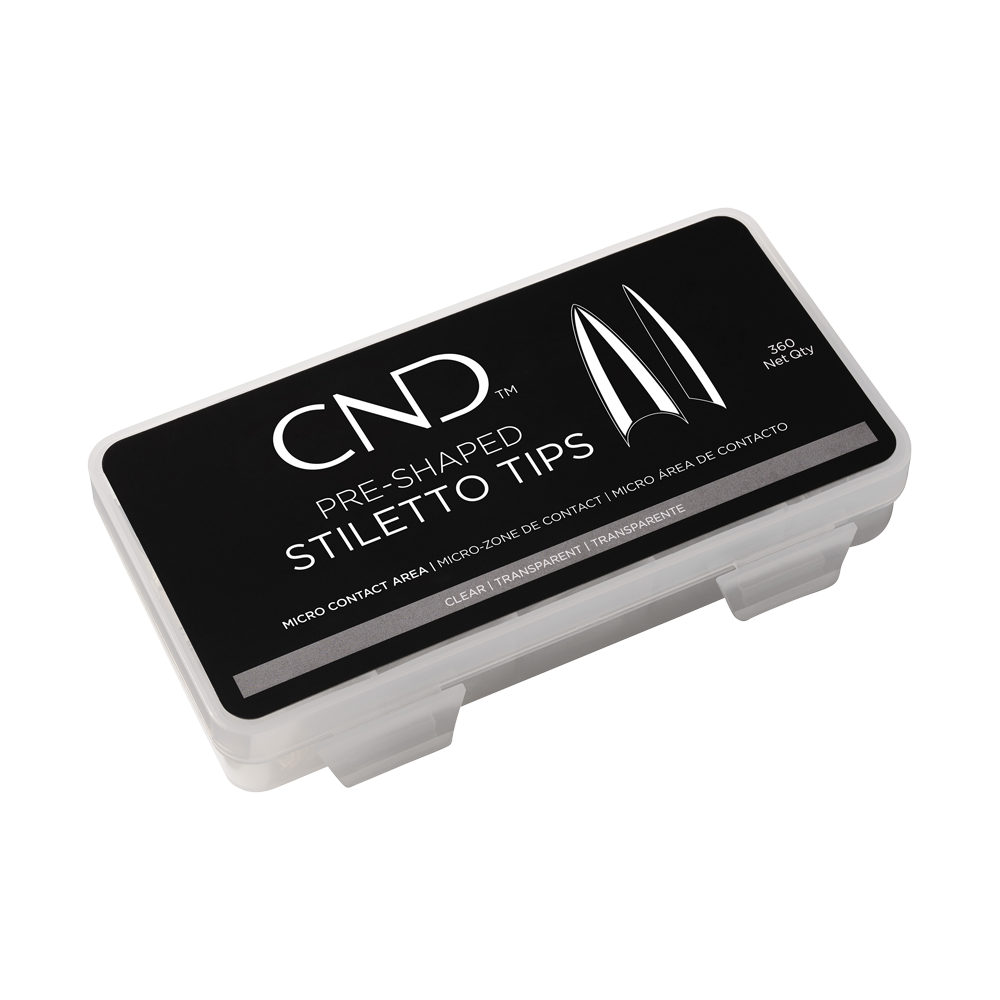 CND� TIPS - Stiletto Tips 360pk (Pre-shaped)