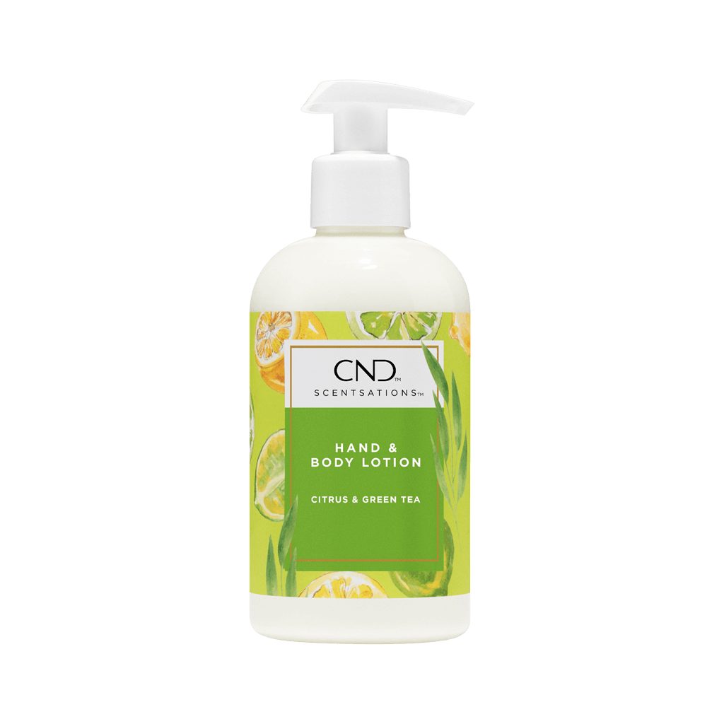 Body lotion in plastic pump bottle, green label 245ml