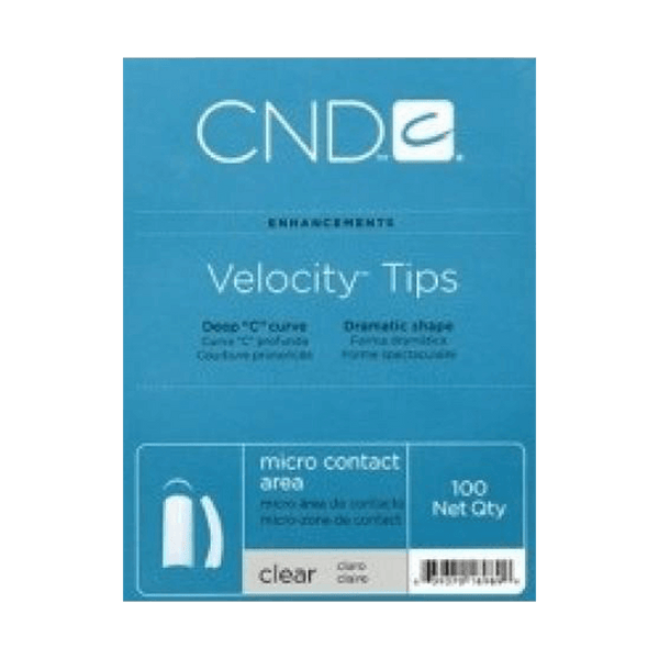 CND™ - Velocity Tips - Clear - 100 Pack