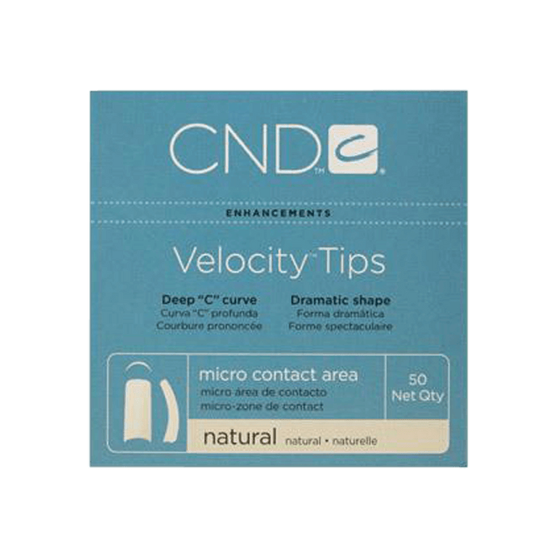 CND™ - VELOCITY TIPS - Natural - Size 8 50-pk
