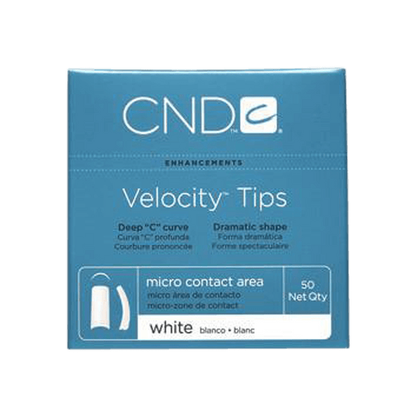 CND™ - Velocity Tips - White - Size 10