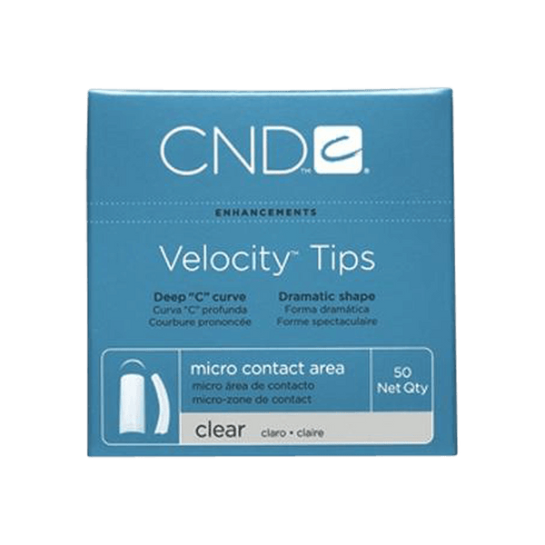 CND™ - VELOCITY TIPS - Clear - Size 2