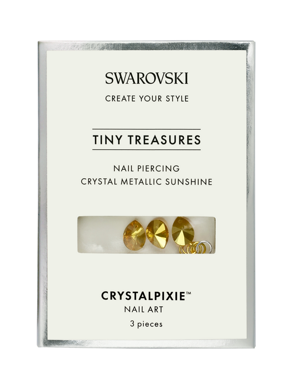 Swarovski Tiny Treasures - Nail Piercing Crystal Metallic Sunshine (Professional Only)