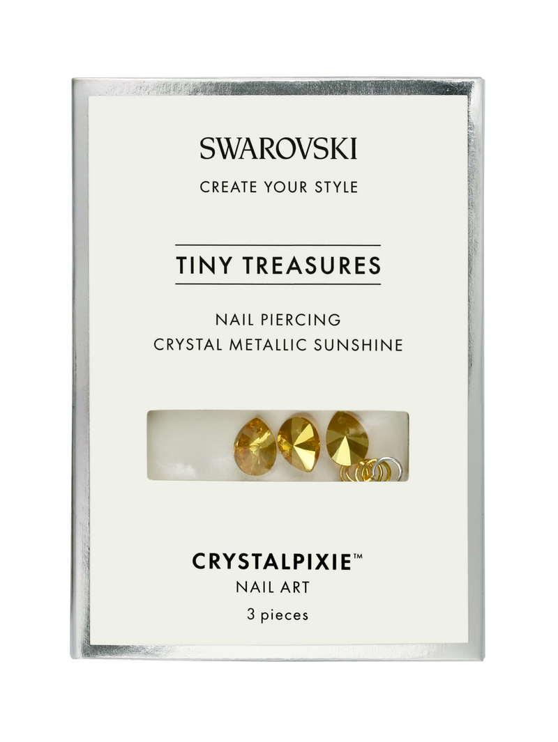 Swarovski Tiny Treasures - Nail Piercing Crystal Metallic Sunshine (Professional Only)