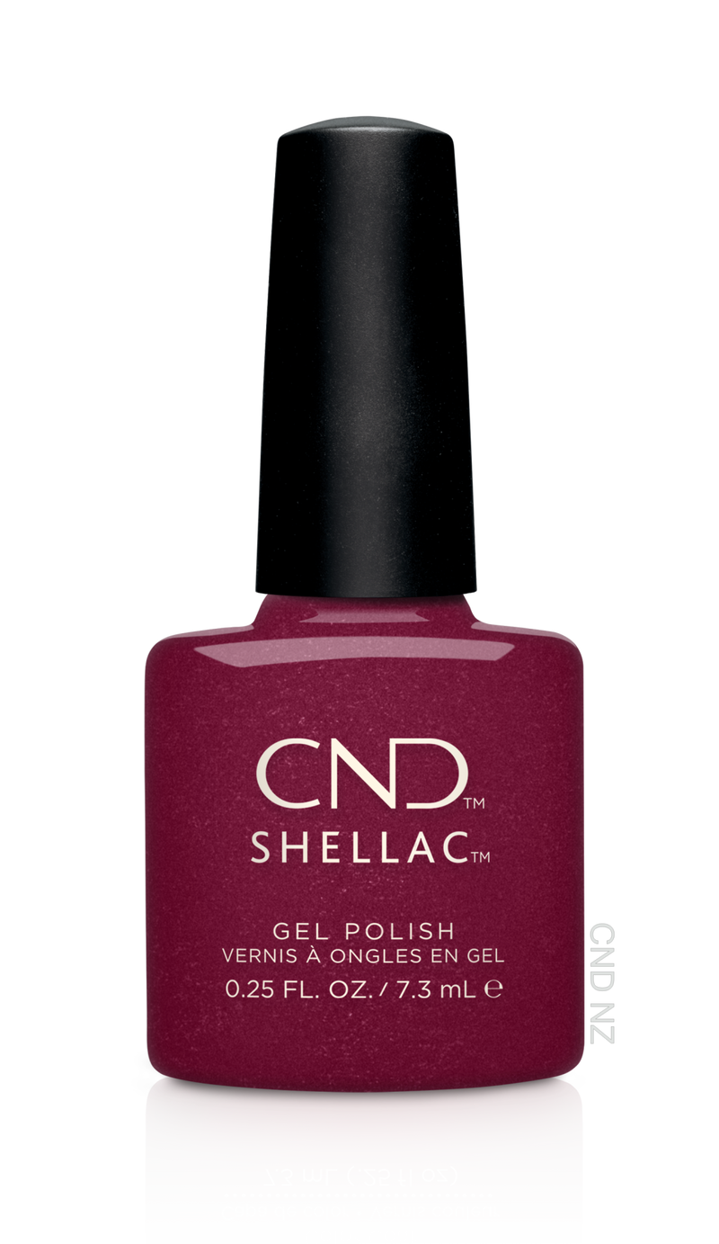 CND SHELLAC - Rebellious Ruby (Discounted)