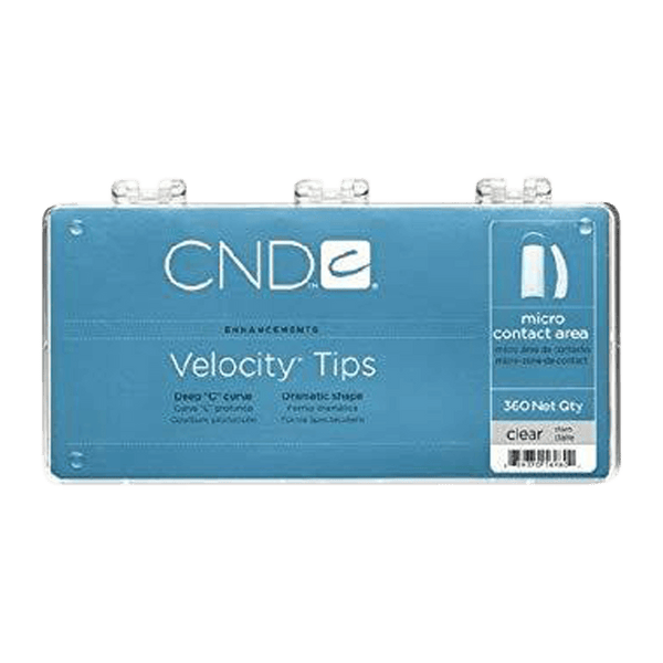CND - Velocity Tips Tray - Clear 360Pk